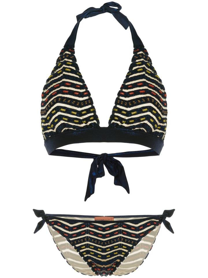 Missoni Lurex Bikini Set - Blue