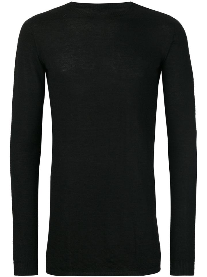 Isabel Benenato Turtleneck Jumper - Black