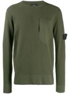 Stone Island Shadow Project Pocket Detail Sweater - Green