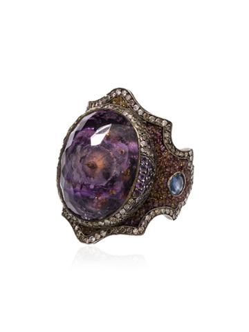 Sevan Bicakci Amethyst And Diamond Ring - Multicoloured