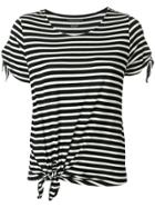 Majestic Filatures Knotted Stripe T-shirt - Black