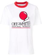 Off-white Natural Woman Print T-shirt