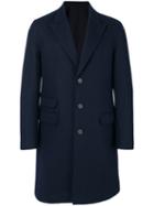 Neil Barrett - Single-breasted Coat - Men - Polyamide/spandex/elastane/cupro/wool - 52, Blue, Polyamide/spandex/elastane/cupro/wool