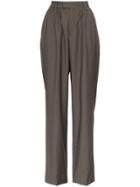 Situationist High-waist Wide Leg Trousers - Grey
