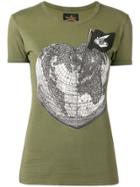 Vivienne Westwood Anglomania Heart World T-shirt - Green