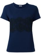 P.a.r.o.s.h. 'laki' Knit T-shirt, Women's, Size: Xs, Blue, Polyamide/spandex/elastane/wool