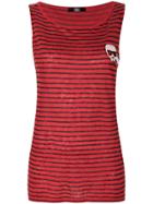 Karl Lagerfeld Karl Love Striped Tank - Red