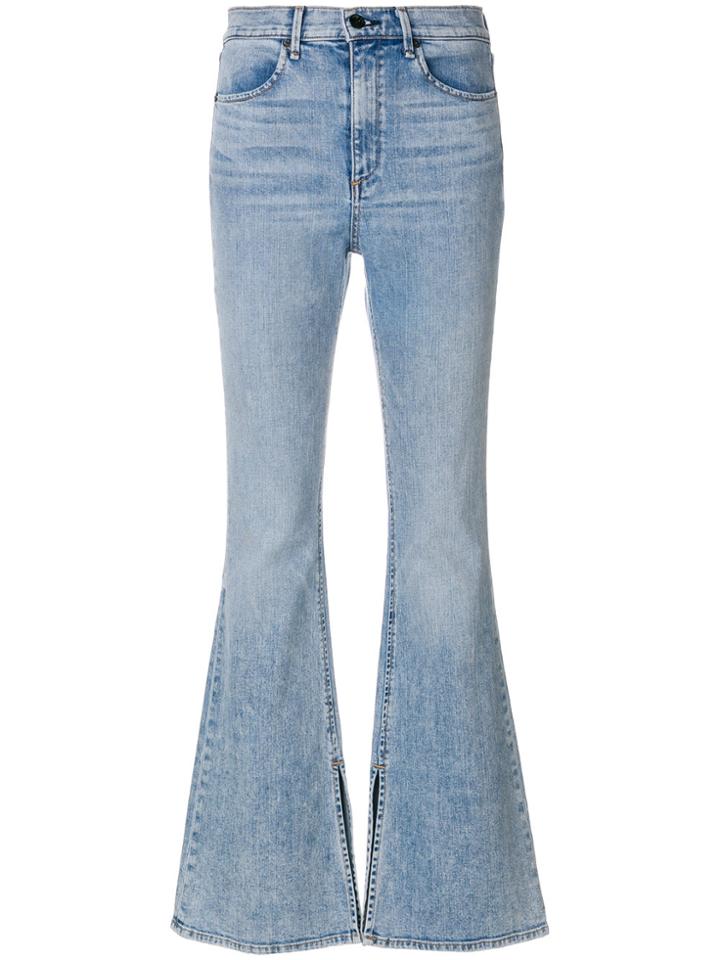 Rag & Bone Light-wash Flared Jeans - Blue