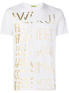 Versace Jeans Foil Logo Printed T-shirt - White