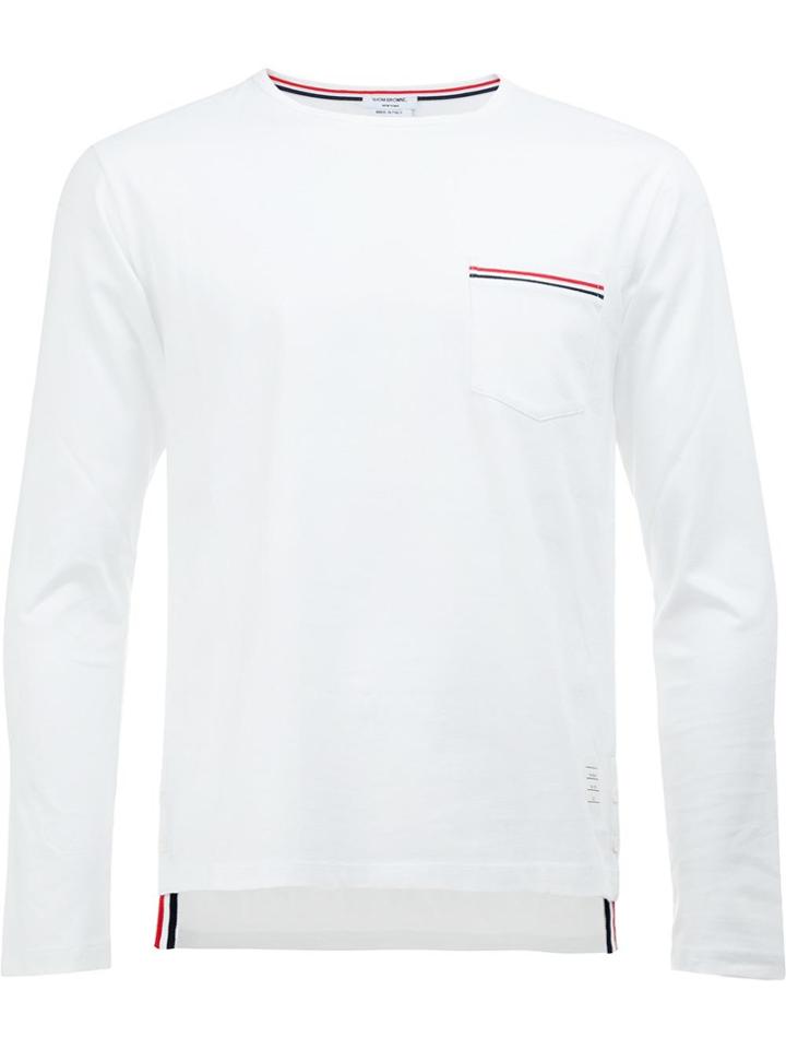 Thom Browne Long Sleeve T-shirt - White