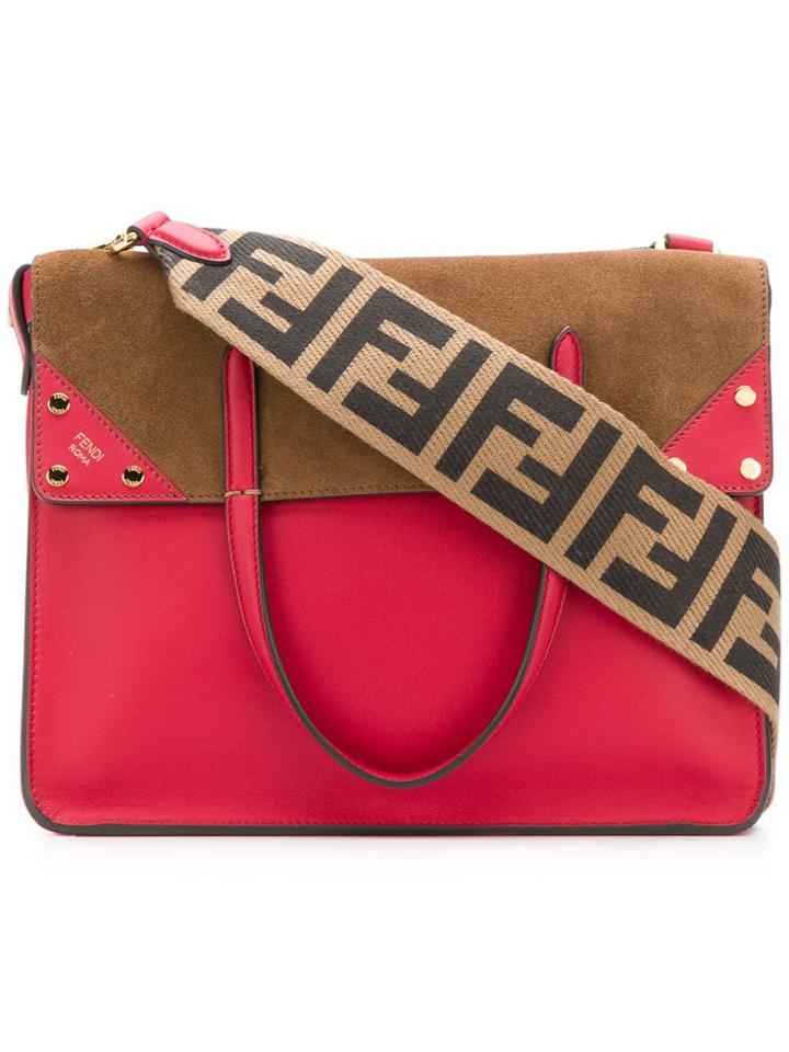 Fendi Flip Tote Bag - Red