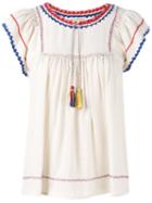 Ulla Johnson - Tassel Blouse - Women - Silk - 4, Nude/neutrals, Silk