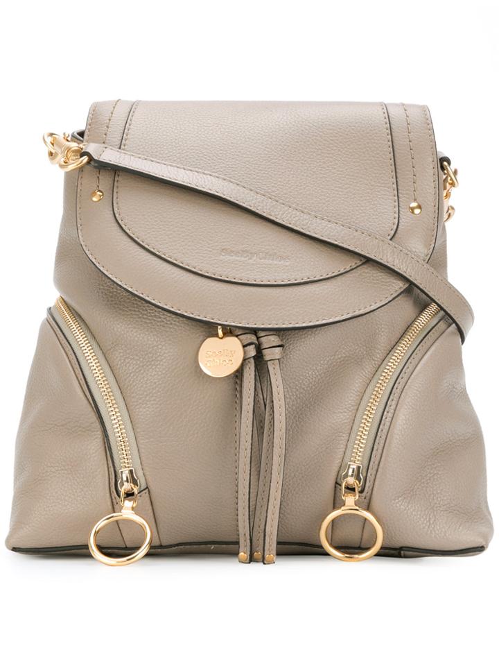 See By Chloé Polly Backpack - Nude & Neutrals