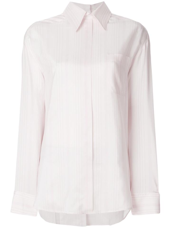 Erika Cavallini Striped Shirt - Pink & Purple