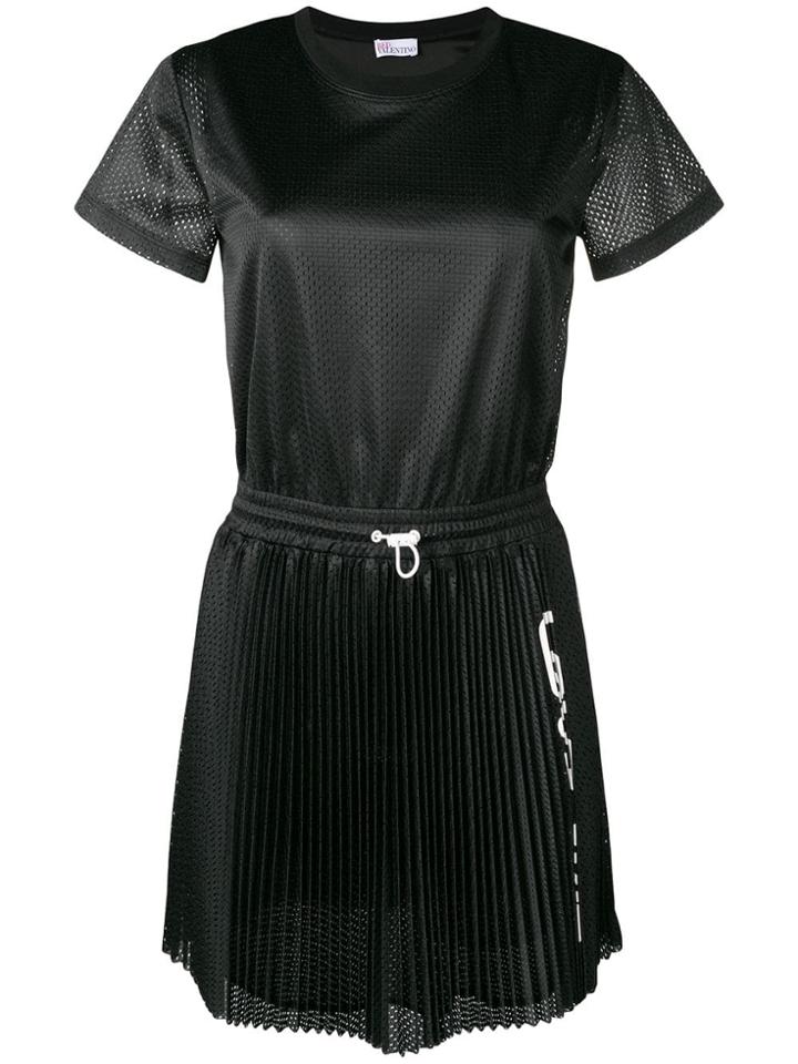 Red Valentino Sports Jersey Dress - Black