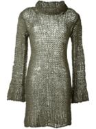 Junya Watanabe Comme Des Garçons Vintage Open Knit Dress - Green