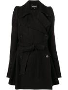 Ann Demeulemeester Belted Trench Coat - Black