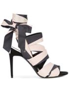 Pierre Hardy Skinny Zig Zag Sandals - Black