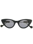 Moncler Eyewear Cat Eye Sunglasses - Black