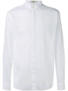 Saint Laurent Concealed-placket Shirt, Men's, Size: 40, White, Cotton