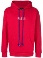 Paura Logo Hoodie - Red