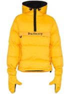 Burberry Popover Feather And Goose Down Hooded Jacket - Yellow &