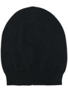 Rick Owens - Ribbed Beanie - Men - Virgin Wool - One Size, Black, Virgin Wool