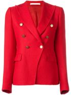 Tagliatore Pointed Lapels Double-breasted Blazer - Red