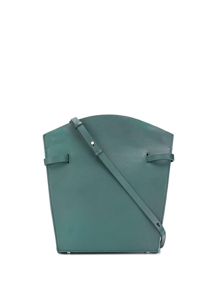 Aesther Ekme Midi Leather Satchel - Green