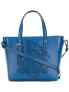 Salvatore Ferragamo - Medium Bonnie Tote - Women - Calf Leather - One Size, Women's, Blue, Calf Leather