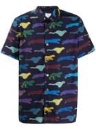 Ps Paul Smith 'live Faster' Shirt - Blue