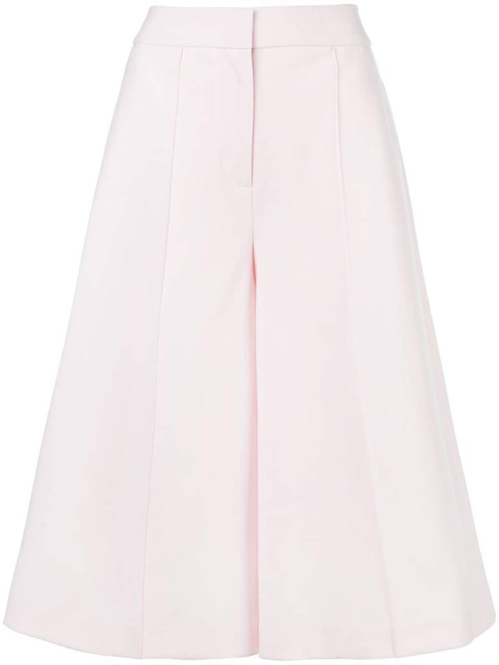 Adam Lippes Wide Leg Cropped Trousers - Pink