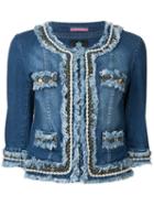 Guild Prime Cropped Denim Jacket, Women's, Size: 34, Blue, Cotton/polyurethane