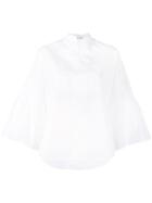 Valentino Bell Sleeve Blouse - White