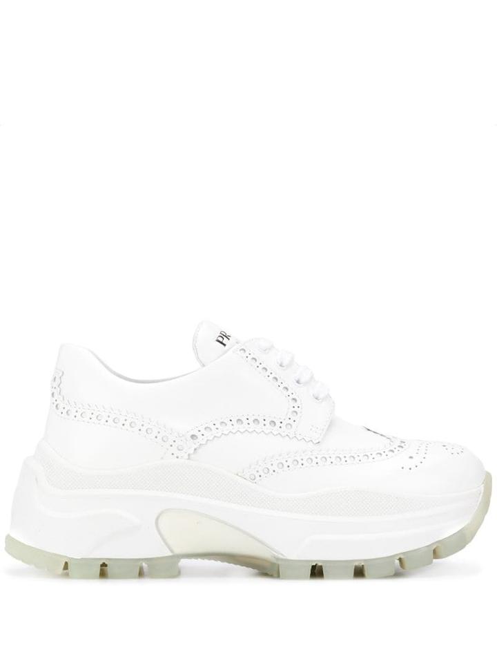 Prada Derby Shoes - White