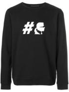 Karl Lagerfeld Logo Print Sweatshirt - Black