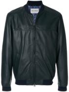 Etro Faux-leather Bomber Jacket - Blue