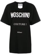 Moschino Printed Logo T-shirt - Black