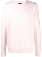 Hugo Hugo Boss Logo Print Sweatshirt - Pink