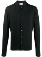 John Smedley Roston Wool Shirt - Black