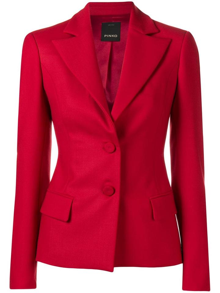 Pinko Buttoned Blazer - Red