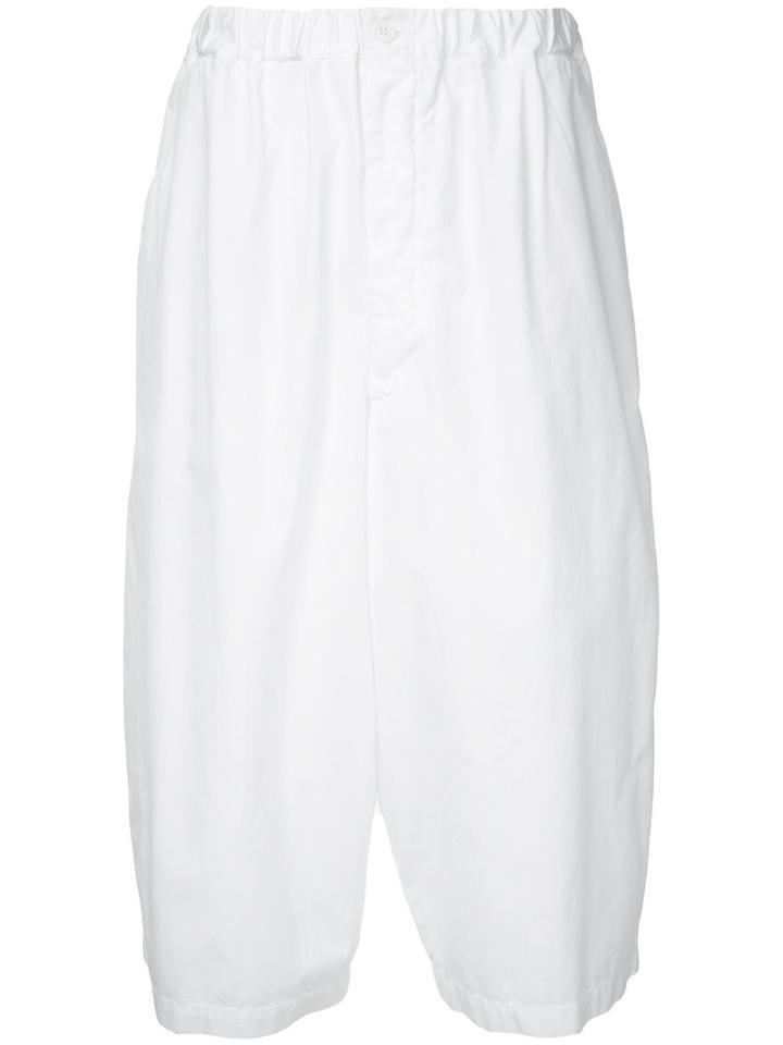 Marka - Balloon Shorts - Men - Cotton - 3, White, Cotton