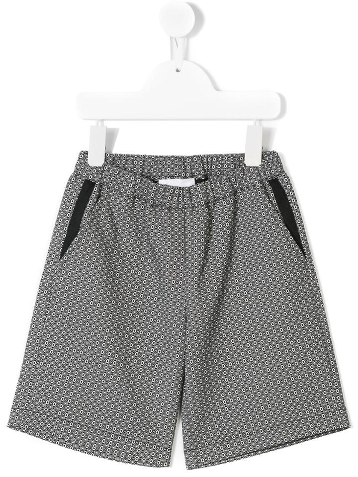 Douuod Kids Jacquard Shorts - Black