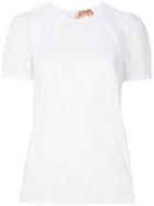 No21 Puff Sleeve T-shirt - White