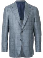 Errico Formicola Checked Blazer - Blue