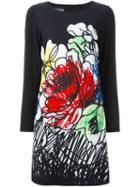 Boutique Moschino Floral Print Jersey Dress