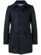 Junya Watanabe Man Single Breasted Coat - Blue