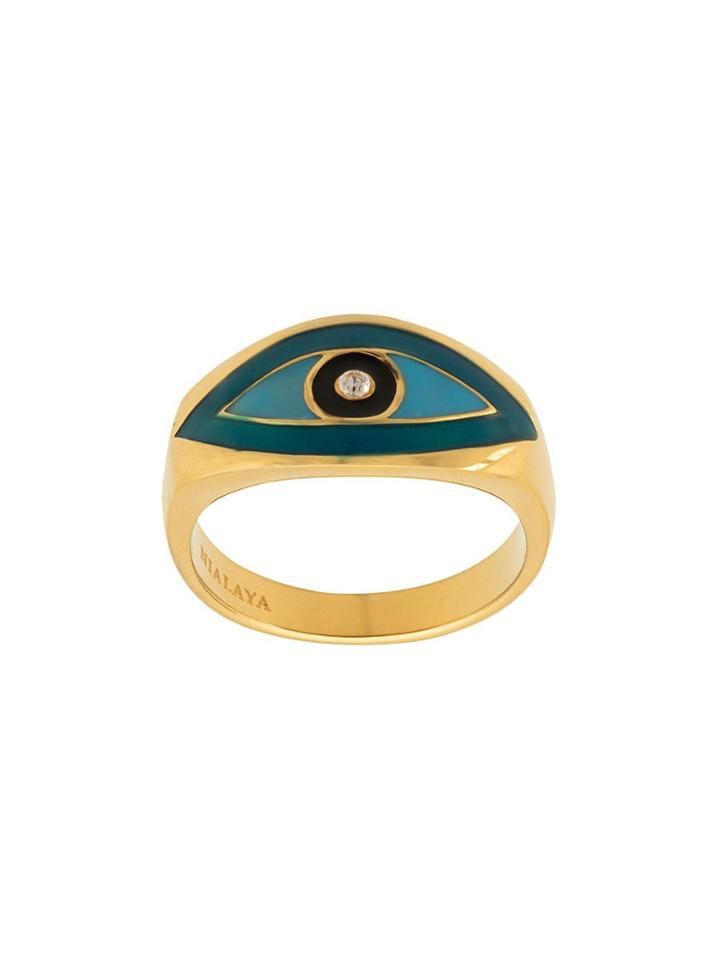Nialaya Jewelry Skyfall Evil Eye Ring - Gold