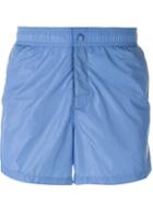 Moncler Logo Swim Shorts, Men's, Size: L, Blue, Polyester/polyimide