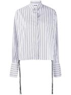 Each X Other Knotted Tassels Poplin Shirt - White